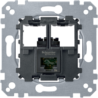 Lizdas p/t kompiuterinis 1x8 be rėmelio RJ45 Kat.6 UTP System M - SCHNEIDER ELECTRIC