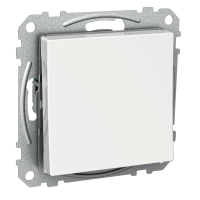 Perjungiklis p/t viengubas IP20 be rėmelio varžtiniai kontaktai baltas 16A 250V Exxact - SCHNEIDER ELECTRIC