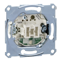 Perjungiklis p/t viengubas su pašvietimu varžtiniai kontaktai 16A 250V Merten Aquadesign - SCHNEIDER ELECTRIC