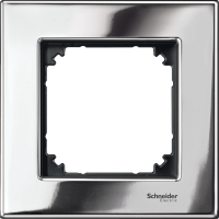 Rėmelis viengubas metalinis chromo spalvos M-Elegance System M - SCHNEIDER ELECTRIC