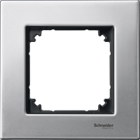 Rėmelis viengubas metalinis platinos spalvos M-Elegance System M - SCHNEIDER ELECTRIC