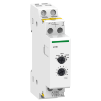 Relė laiko 2s-1h 24-240V AC 24-110V DC montuojama su iCT arba iTL iATEt Acti9 - SCHNEIDER ELECTRIC