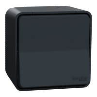 Perjungiklis v/t viengubas IP55 antracito spalvos 10A 250V Mureva Styl - SCHNEIDER ELECTRIC