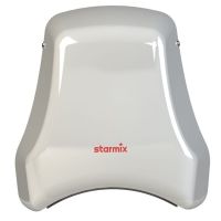 Džiovintuvas rankų 1.55kW 230V 38l/s 345km/h 71db 17sek su šildymu baltas T-C1 MW - STARMIX