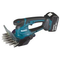 Žirklės žolės ir gyvatvorių akumuliatorinės 18V 10/160mm LXT su keičiamomis ašmenimis ir 1x2.0Ah akumuliatoriumi - MAKITA