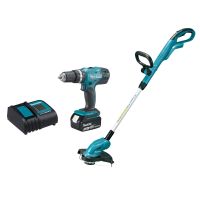 Komplektas akumuliatorinių įrankių 18V DHP453 + DUR181 su akumuliatoriumi 1x3.0Ah ir įkrovikliu DC18SD - MAKITA