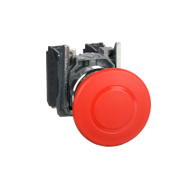 Mygtukas STOP 1no+1nc su fiksacija 22/40mm grybo formos raudonas IP66 XB4 Harmony - SCHNEIDER ELECTRIC