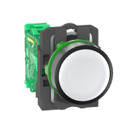 Mygtukas be fiksacijos 22mm baltas su siųstuvu IP66 XB5R Harmony - SCHNEIDER ELECTRIC