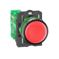 Mygtukas be fiksacijos 22mm raudonas su siųstuvu IP66 XB5R Harmony - SCHNEIDER ELECTRIC