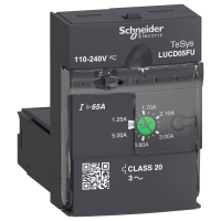 Modulis apsaugos 1.25-5A 110-240V AC/DC CL 20 išplėstas LUCD TeSys - SCHNEIDER ELECTRIC