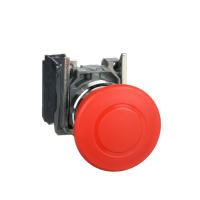 Mygtukas STOP 1nc su fiksacija 22/40mm grybo formos raudonas IP66 XB4 Harmony - SCHNEIDER ELECTRIC