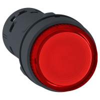 Mygtukas 1nc be fiksacijos 22mm raudonas su pašvietimu LED 24V AC/DC IP65 XB7 Harmony - SCHNEIDER ELECTRIC