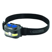Žibintuvėlis ant galvos LED 5W/4W IP54 260lm įkraunamas 4val. 3.7V/1.200mAh su kabeliu PLEDKL - PROTEC