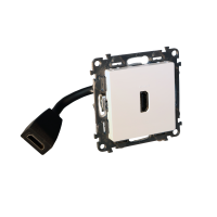 Lizdas HDMI 1.4 be rėmelio baltos spalvos VALENA LIFE - LEGRAND