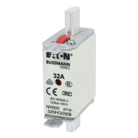 Saugiklis 32A 120kA 500V AC gL/gG NH000 - EATON