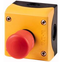 Postas valdymo avarinis STOP 1no+1nc M22-PV/KC11/IY - EATON