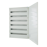 Skydelis v/t 198 modulių IP30 baltos durys BF-O-6/198-C - EATON