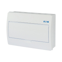 Skydelis v/t 12 modulių IP40 baltos durys BC-O-1/12-TW-ECO - EATON
