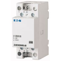 Kontaktorius 2P 63A 230V AC 2no 3 modulių Z-SCH230/63-20 - EATON