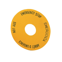 Lentelė "Emergency Stop" D-60mm SRT1 - EATON
