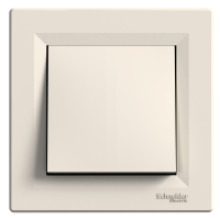 Jungiklis p/t viengubas dramblio kaulo spalvos 10A 250V IP44 Asfora - SCHNEIDER ELECTRIC