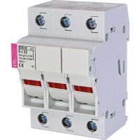 Kirtiklis-saugiklis EFD 8 3P 8x31 su LED indikacija - ETI
