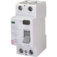 Relė srovės nuotėkio RCCB 2P 100A 100mA A-tipas EFI-2 A 100/0.1 - ETI