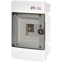 Skydelis p/t 4 modulių IP40 skaidrios durys ECM04PT - ETI