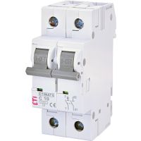 Automatas 2P 10A C 6kA ETIMAT 6 1p+N C10 - ETI