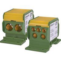 Gnybtas paskirstymo (2x4-70mm2 2x4-35mm2 3x2.5-25mm2) geltonai žalias EDBM-8/PE - ETI