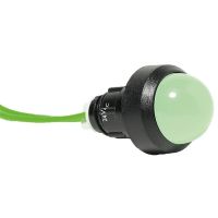 Signalinė LED lemputė su laidu D=20MM žalia 24V AC LS LED 20 G 24VAC - ETI (pavadinimas tikslinamas)