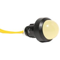 Signalinė LED lemputė su laidu D=20MM geltona 24V AC LS LED 20 Y 24VAC - ETI (pavadinimas tikslinamas)