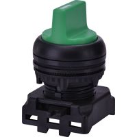 Jungiklis su simetrine rankenėle, žalia, 0-1-2, 45o, negrįžtantis (nešviečiantis) EGS3-NN-G - ETI (pavadinimas tikslinamas)