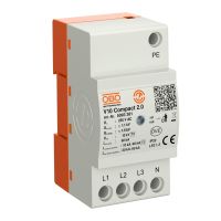Apsauga viršįtampių 4P C+D 10kA 2+3 tipo V10 COMPACT 2.0 - OBO BETTERMANN
