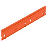 Gręžimo šablonas 160x31x6 Polipropilenas oranžinės spalvos ZA BS - OBO BETTERMANN (pavadinimas tikslinamas)