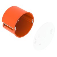 HW GKP dėžutė su dangteliu Ø74mm, H61mm Polipropilenas oranžinės spalvos HG 61-AD-D - OBO BETTERMANN (pavadinimas tikslinamas)