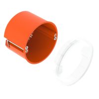 HW GKP dėžutė CEE/PERILEX su sandarinimu Ø74mm, H61mm Polipropilenas oranžinės spalvos HG 61-AD-IP - OBO BETTERMANN (pavadinimas tikslinamas)