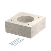 Dvigubinimas pluoštui kabelių 100x100x40 Stiklo pluoštu sutvirtintas lengvas betonas pilka KAD-10040 - OBO BETTERMANN (pavadinimas tikslinamas)