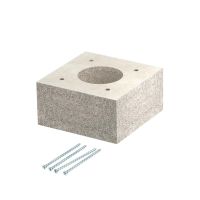 Dvigubinimas vienam kabeliui 80x80x40 Stiklo pluoštu sutvirtintas lengvas betonas pilka KAD-8040 - OBO BETTERMANN (pavadinimas tikslinamas)