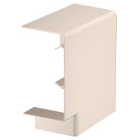 Plokščias kampas montuojamas dangtelis 70x130mm Polikarbonatas/akrilnitrilo-butadieno-stirenas kreminė RAL 9001 GK-FH70130CW - OBO BETTERMANN (pavadinimas tikslinamas)