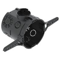 UP potinkinė dėžutė su tvirtinimo auselėmis Ø60mm, H66mm Polipropilenas Jet black UG 66-NL - OBO BETTERMANN (pavadinimas tikslinamas)