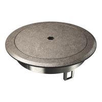 Gr. dėžės aklidangtis rakinamas 6-kampiu raktu 140 mm Cinko liejinys, gautas slėgimo būdu nikeliuotas, oksiduotas GES R2B Ni-O - OBO BETTERMANN (pavadinimas tikslinamas)