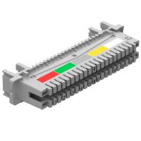 Plintas 10 porų kabel.skirtas LSA Plus 40-polig pilka LSA-A-LEI - OBO BETTERMANN (pavadinimas tikslinamas)