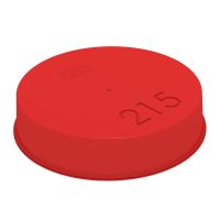 Aukščio padidinimo korpusas R4, + 40 mm padidinimas Ø230 H=50 Polistirolas raudona RAL 3020 SKE R215 - OBO BETTERMANN (pavadinimas tikslinamas)