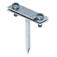 Laikiklis distancinis with tip for ground conductor 30mm Plienas galvanizuotas padengus cinku 708 30 SP - OBO BETTERMANN (pavadinimas tikslinamas)