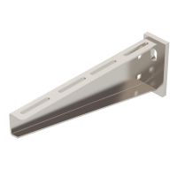 Sieninis ir atram. kronšteinas su privirinta plokštele B310mm Plienas, nerūdijantis A4 1.4571 ryškus, apdorotas AW 55 31 A4 - OBO BETTERMANN (pavadinimas tikslinamas)