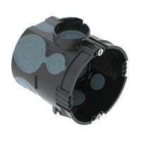 UP potinkinė dėžutė su prieso varžtais, sandari Ø60mm, H66mm Polypropylen / Thermoplastisches Elastomer deep black / blue grey UG 66-GS-L - OBO BETTERMANN (pavadinimas tikslinamas)