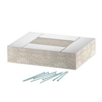 Galinė detalė EI90 skirta PLCD D090810 100x80 Stiklo pluoštu sutvirtintas lengvas betonas pilka PLCD E090810 - OBO BETTERMANN (pavadinimas tikslinamas)