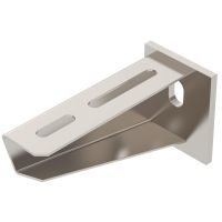 Sieninis ir atram. kronšteinas su privirinta plokštele B110mm Plienas, nerūdijantis A2 1.4301 ryškus, apdorotas AW 30 11 A2 - OBO BETTERMANN (pavadinimas tikslinamas)