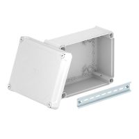 Sujungimo dėžutė, uždara su peršviečiamu dangteliu 240x190x115 Polipropilenas / polikarbonatas šviesiai pilka RAL 7035 T 250 OE HD LGR - OBO BETTERMANN (pavadinimas tikslinamas)